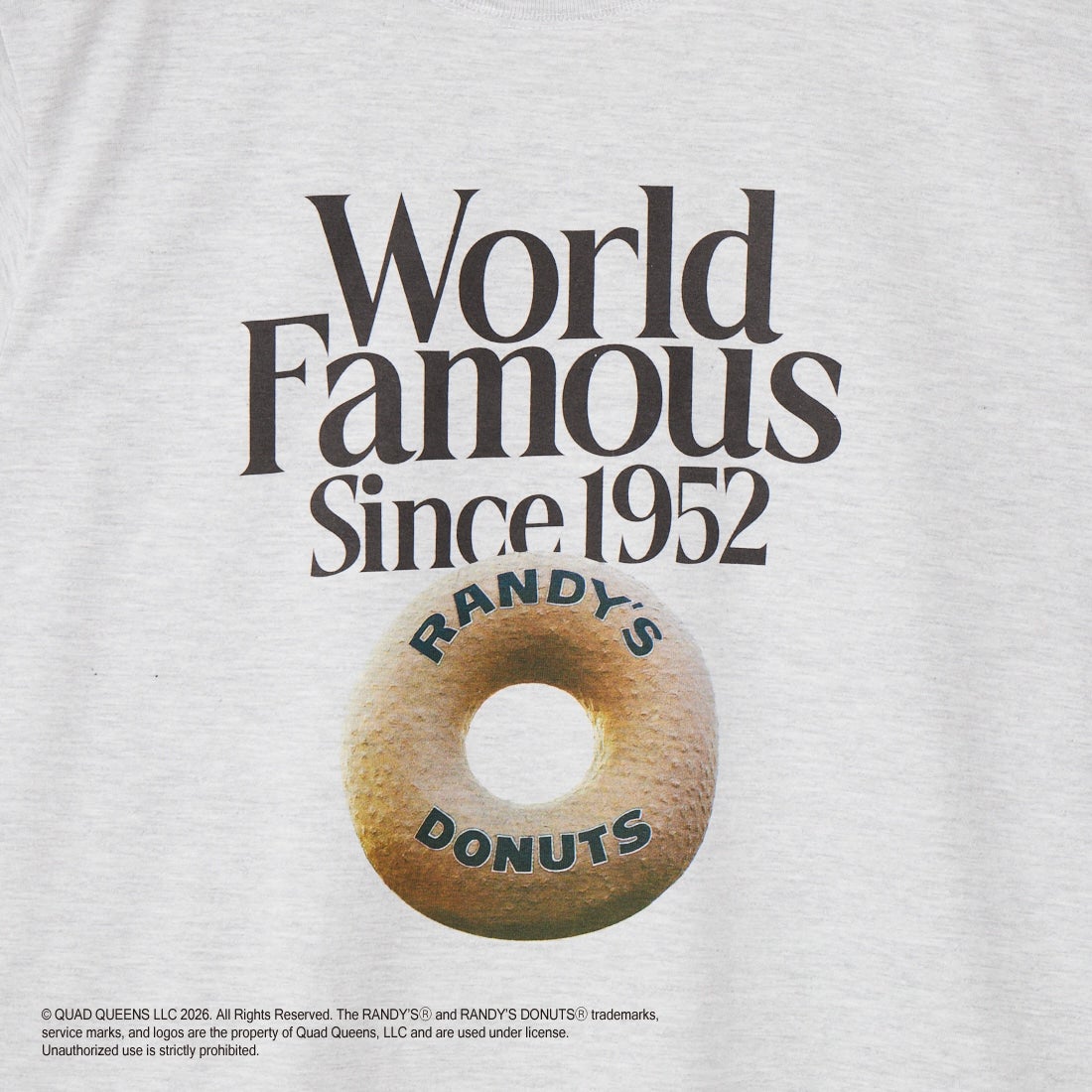 GOOD ROCK SPEED [グッドロックスピード] RANDY'S DONUTS プリントTシャツ [26RDN005W] ASH