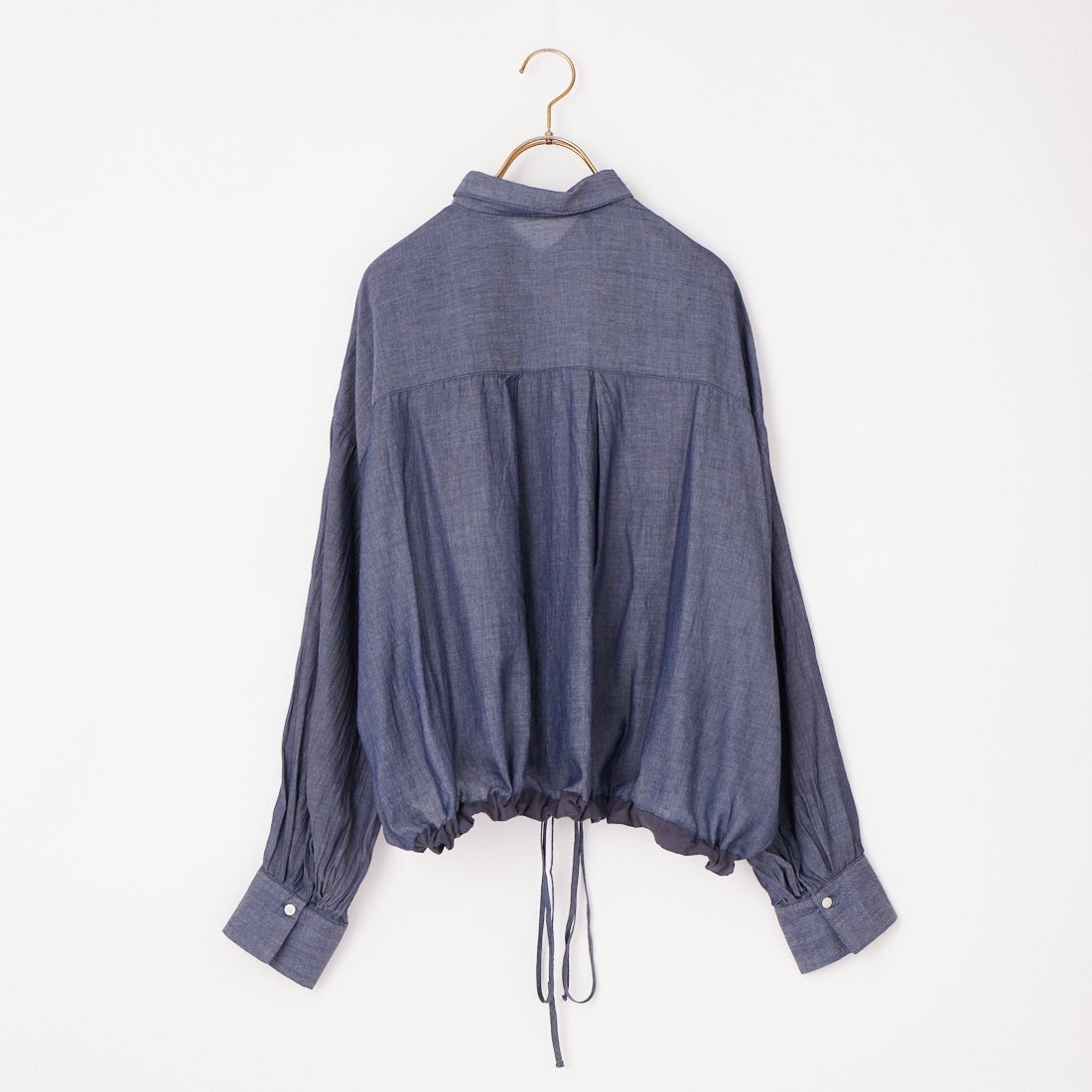 TenuE [テニュイ] シアーショート丈デニムシャツ [25100213] NAVY