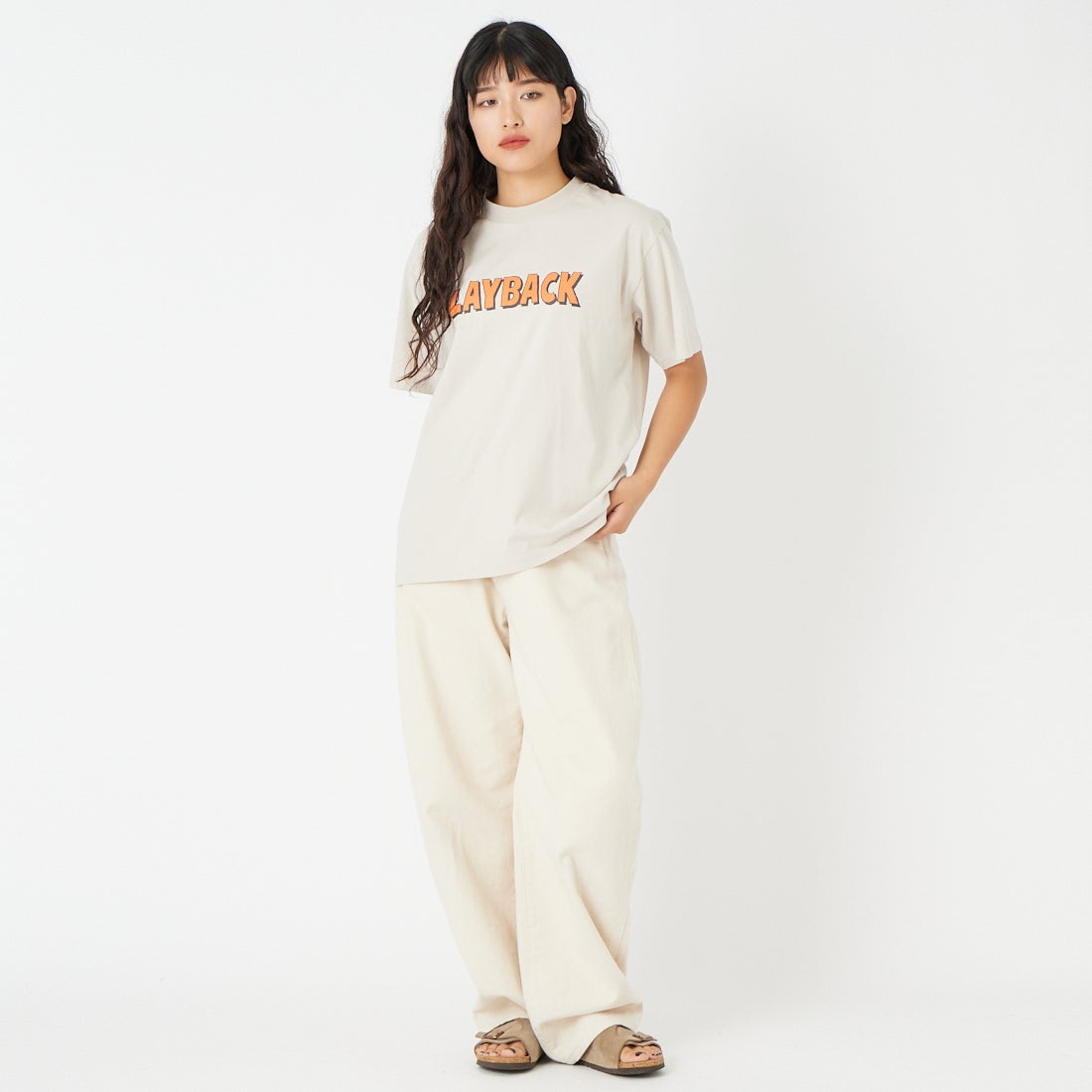 THE NORTH FACE [ザ ノースフェイス] ショートスリーブ レイバッククライムTシャツ [NT12611] FI &&モデル身長：162cm 着用サイズ：S&&