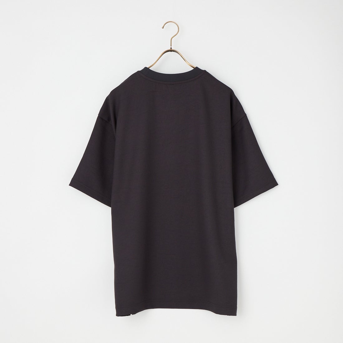 DESCENTE ALLTERRAIN [デサントオルテライン] ストレッチツイルハーフスリーブTシャツ [DU6SHTI1M] BK01