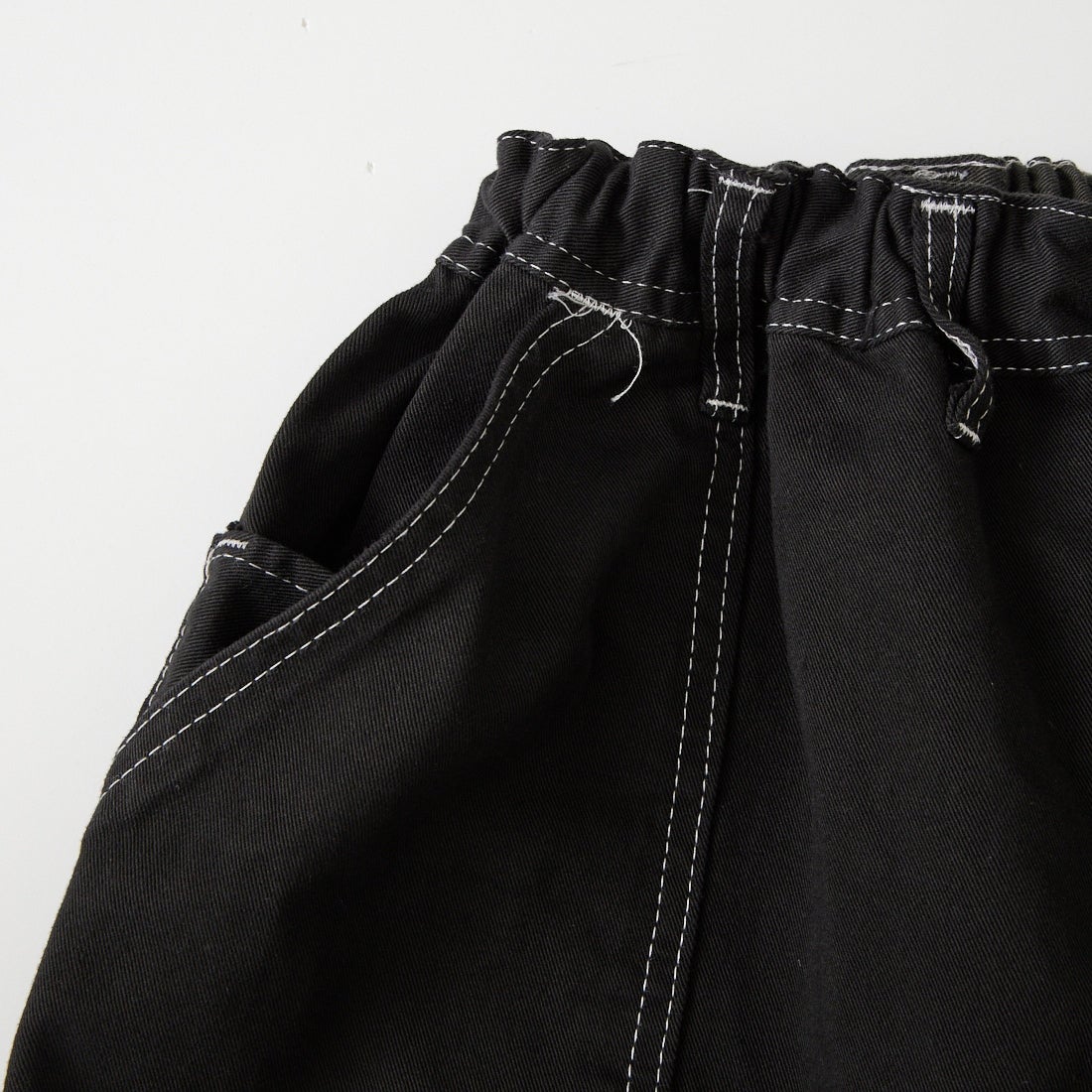 ODDMENT [オッドメント] ビッグペインターダブルニーパンツ [BIG-PAINTER-DOUBLE] DYED BLACK