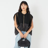 004 ﾌﾞﾗｯｸ&&モデル身長：162cm 着用サイズ：F&&