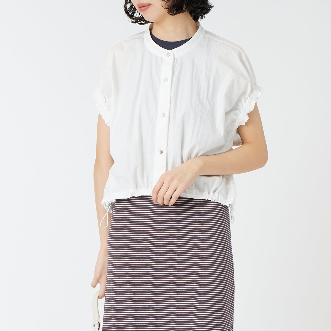 031 ｵﾌﾎﾜｲﾄ&&モデル身長：162cm 着用サイズ：F&&