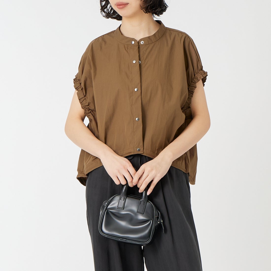 039 ﾌﾞﾗｳﾝ&&モデル身長：162cm 着用サイズ：F&&