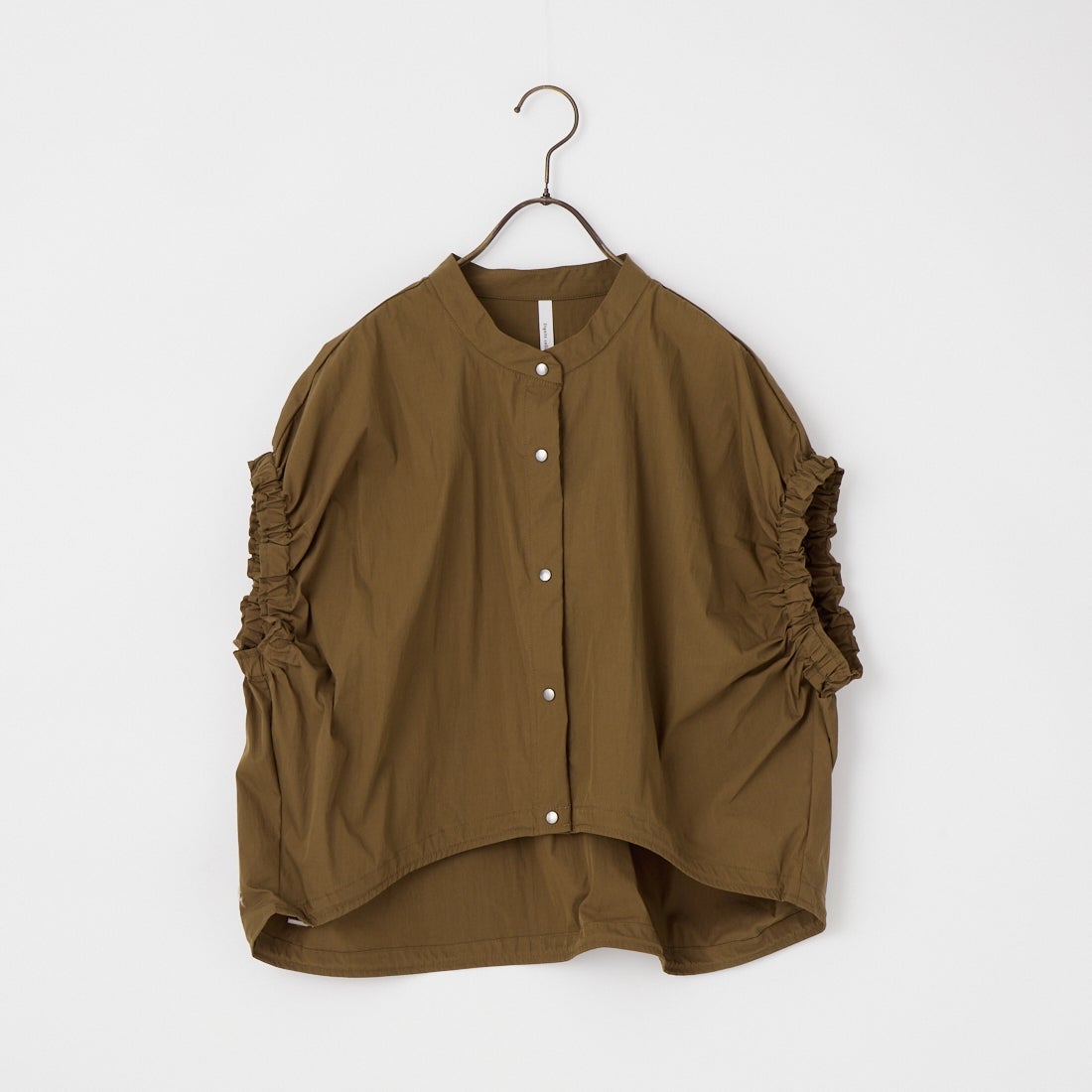 DIGNITE COLLIER [ディニテコリエ] ショートスナップブラウス [80268705] 039 ﾌﾞﾗｳﾝ