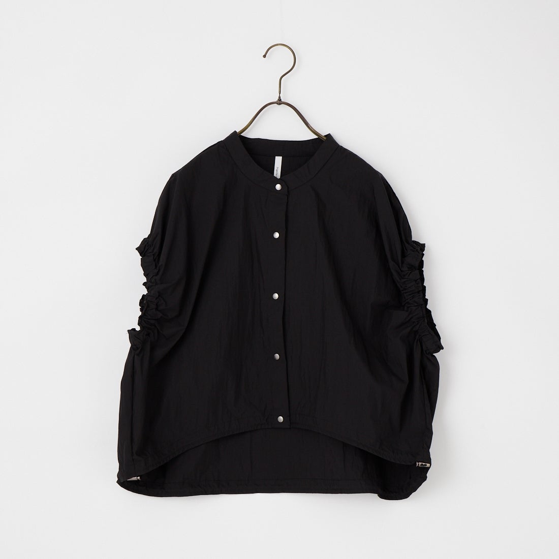 DIGNITE COLLIER [ディニテコリエ] ショートスナップブラウス [80268705] 004 ﾌﾞﾗｯｸ