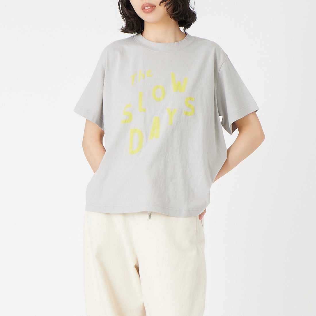 tumugu: [ツムグ] ラフィ天竺 プリントT [TC26102]