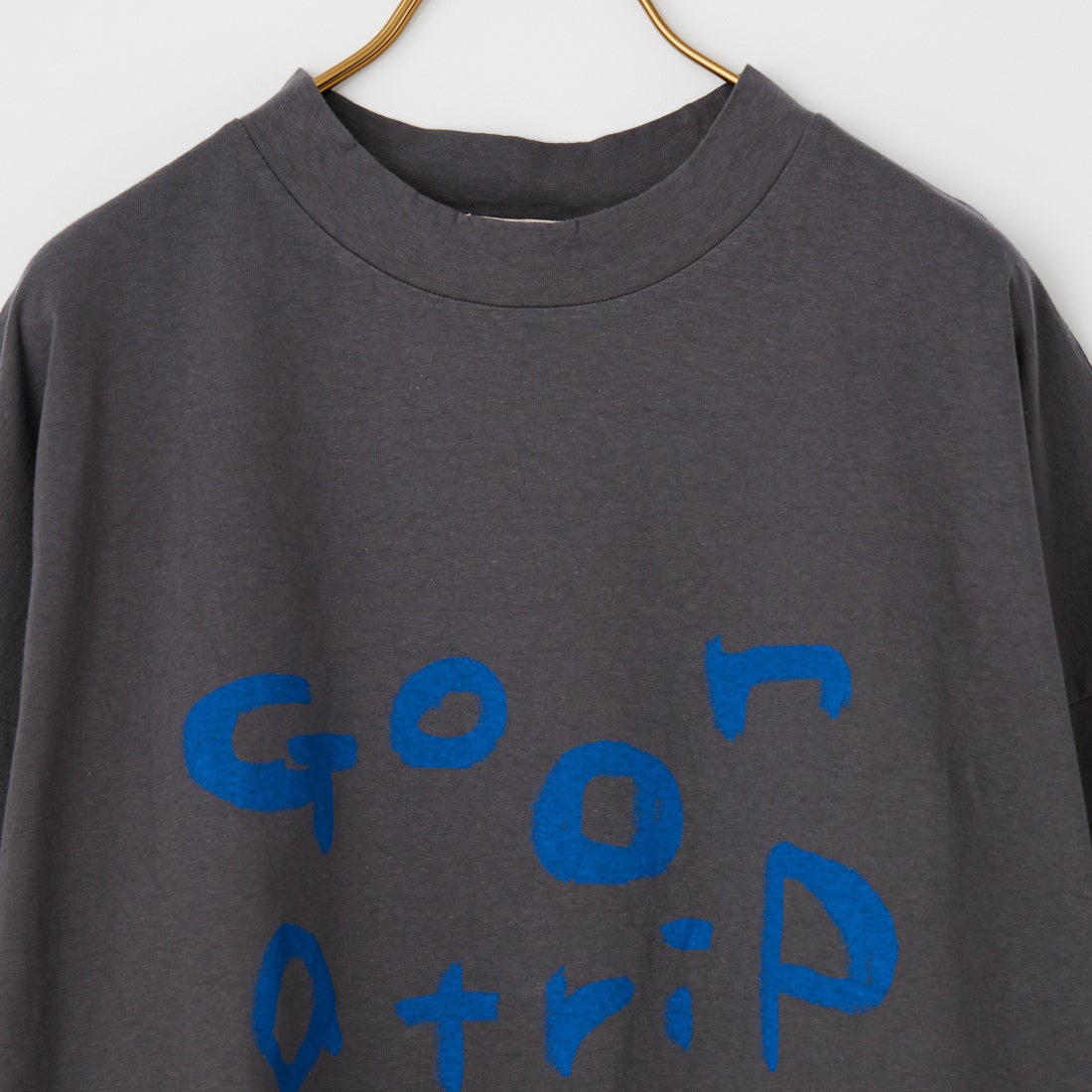 tumugu: [ツムグ] ラフィ天竺 プリントT [TC26103] 88 CHARCOA