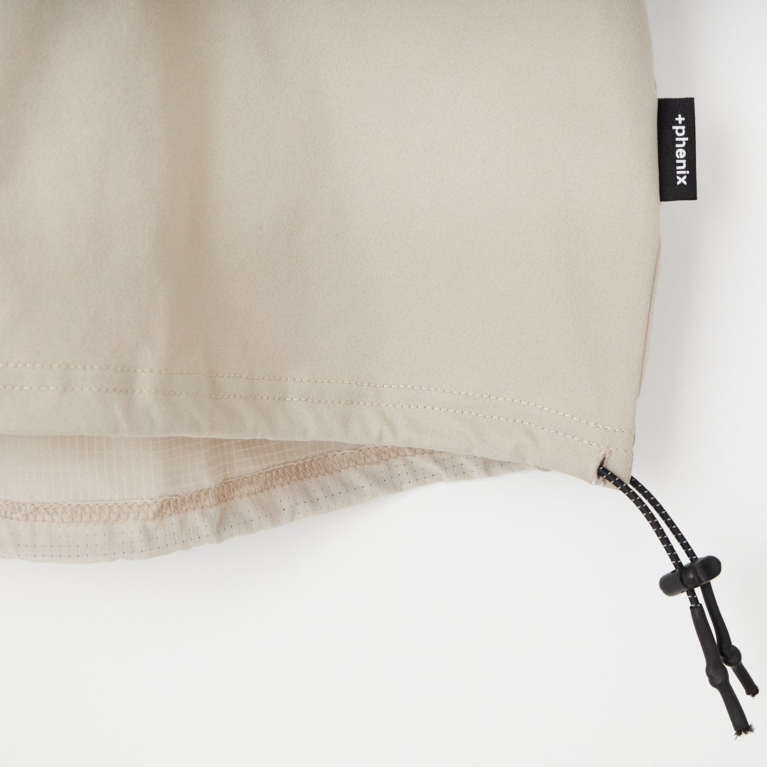 +phenix [プラスフェニックス] 別注 エアメッシュコンビ 7分袖Tシャツ [POT-26015IN-JF] GREIGE