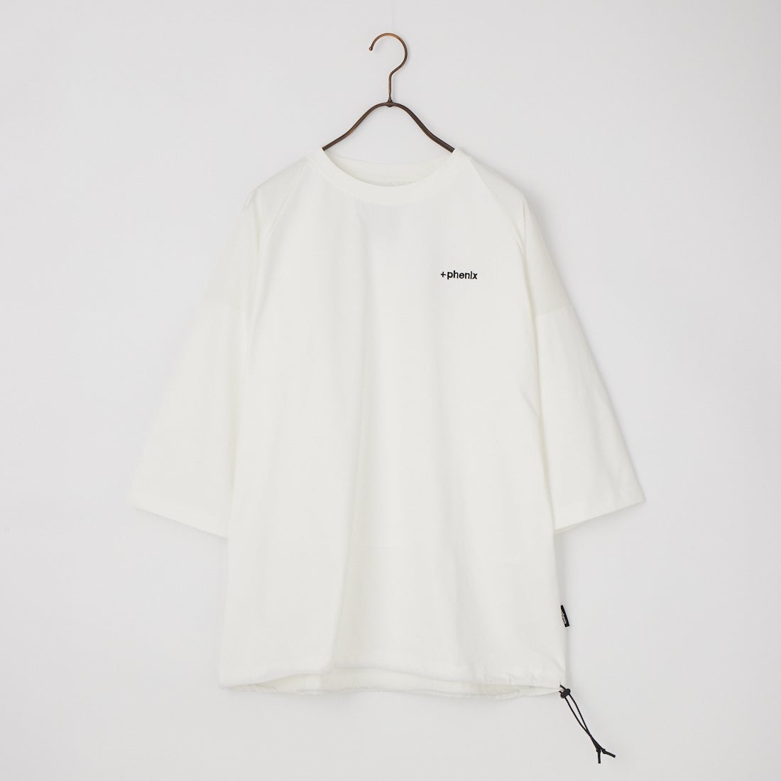 +phenix [プラスフェニックス] 別注 エアメッシュコンビ 7分袖Tシャツ [POT-26015IN-JF] WHITE