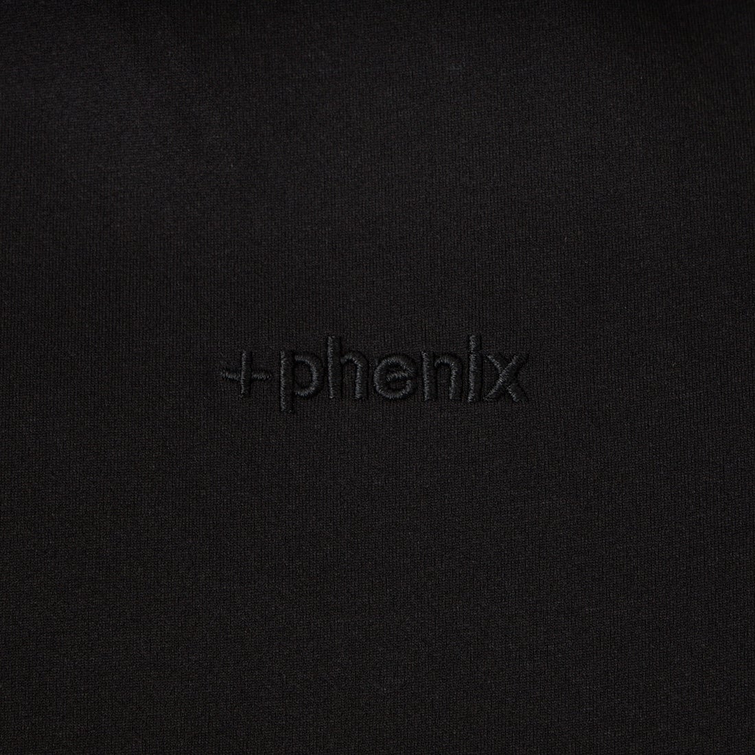 +phenix [プラスフェニックス] 別注 エアメッシュコンビ 7分袖Tシャツ [POT-26015IN-JF] BLACK