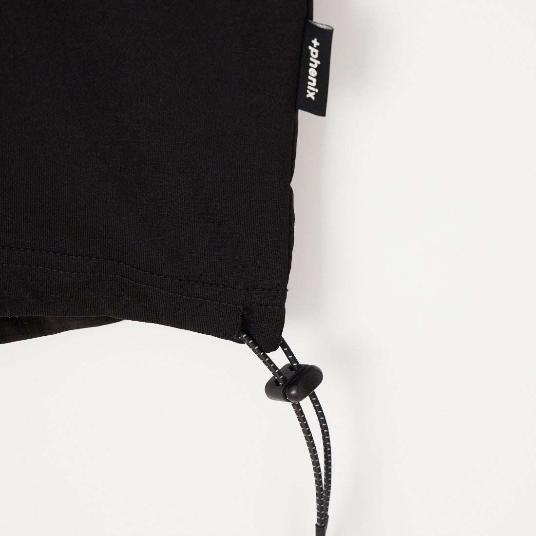 +phenix [プラスフェニックス] 別注 エアメッシュコンビ 7分袖Tシャツ [POT-26015IN-JF] BLACK