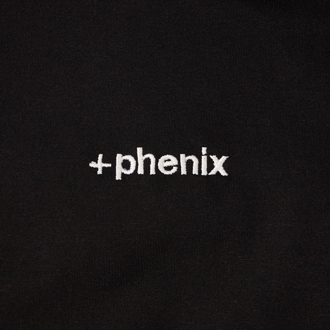 +phenix [プラスフェニックス] 別注 エアメッシュコンビ 7分袖Tシャツ [POT-26015IN-JF] BLACK
