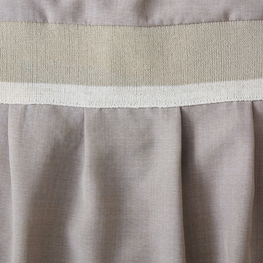 Jf Ready Made [ジェイエフレディメイド] 麻調バックヨークテープ切替ブラウス [4126126] ｸﾞﾚｰ