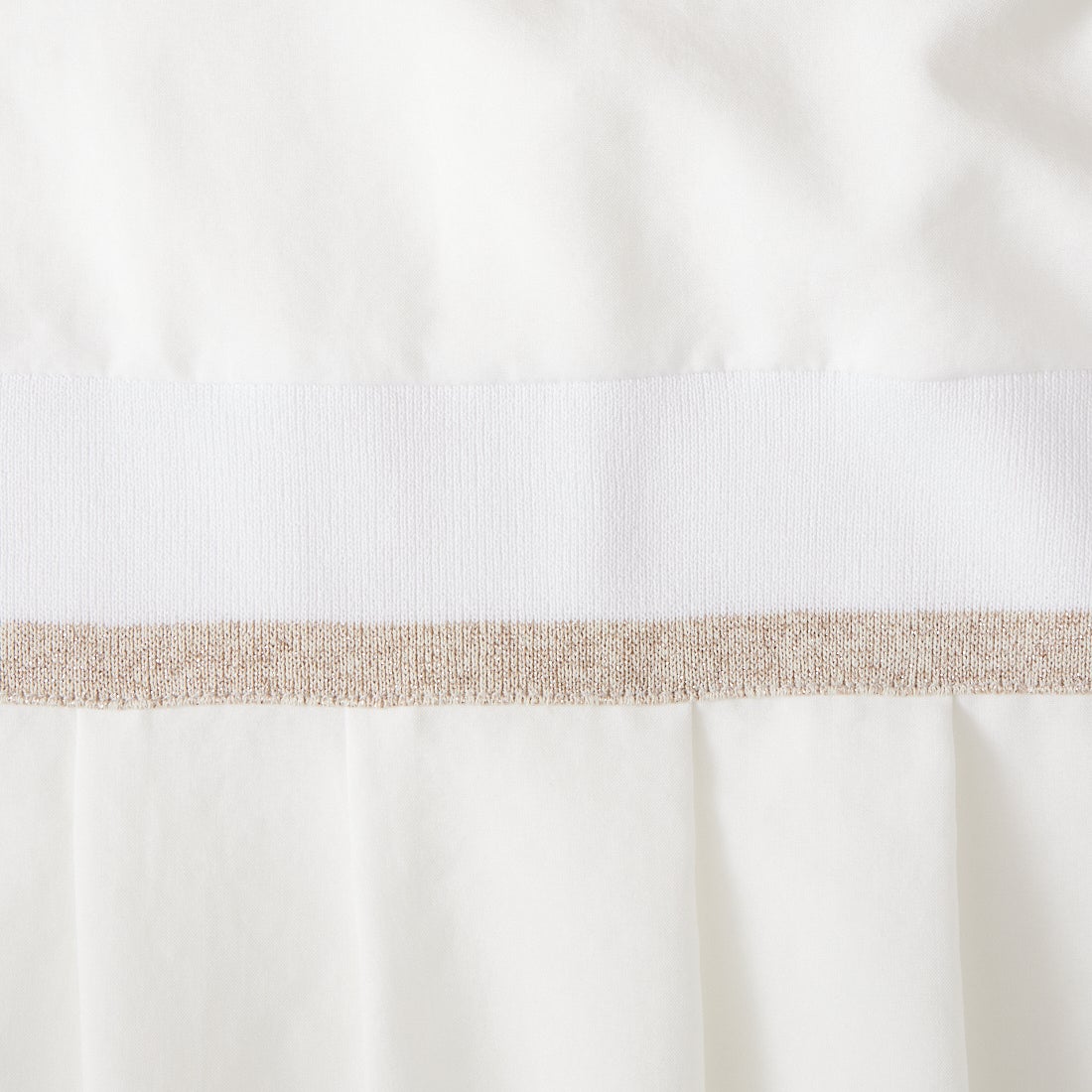 Jf Ready Made [ジェイエフレディメイド] 麻調バックヨークテープ切替ブラウス [4126126] ｵﾌﾎﾜｲﾄ