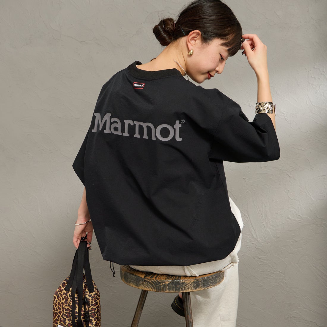 BLACK&&モデル身長：150cm 着用サイズ：S&&