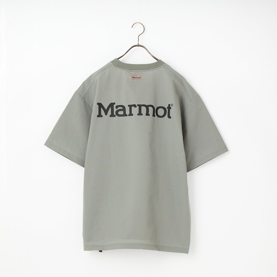 Marmot [マーモット] 別注 Dot Air バックプリント ショートスリーブTシャツ [MTSS26MTP333IN-JF] CHARCOAL