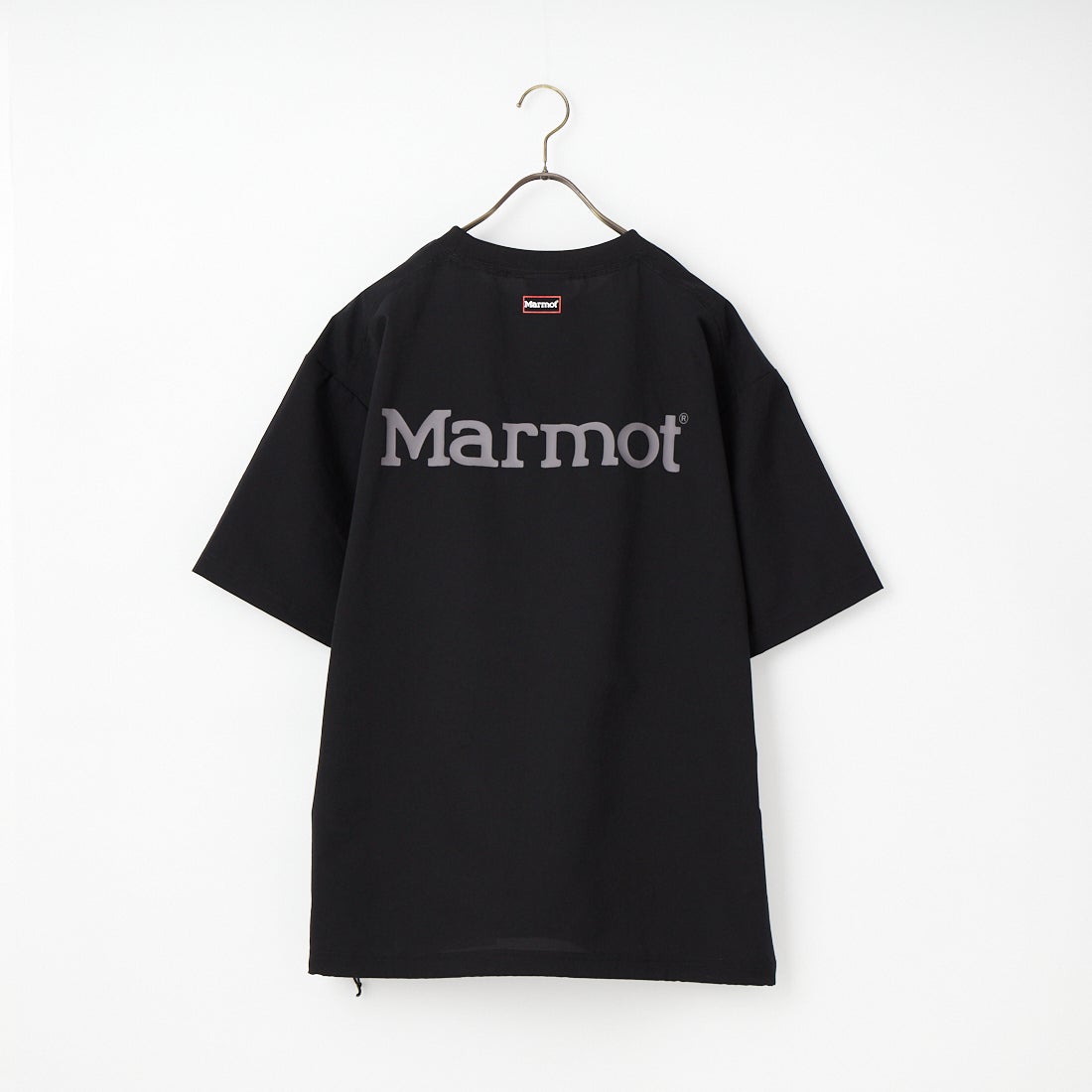Marmot [マーモット] 別注 Dot Air バックプリント ショートスリーブTシャツ [MTSS26MTP333IN-JF] BLACK