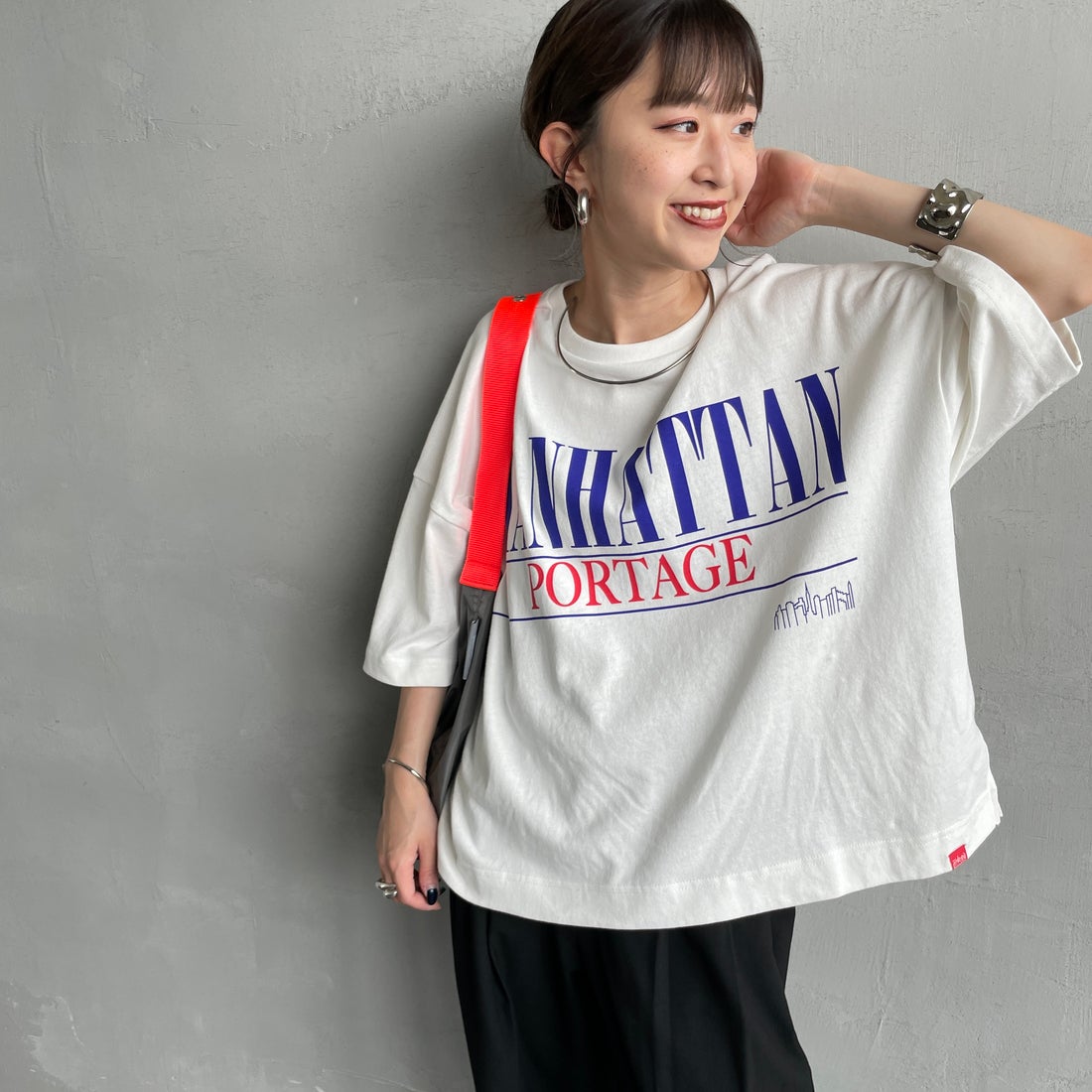WHITE&&モデル身長：150cm 着用サイズ：F&&