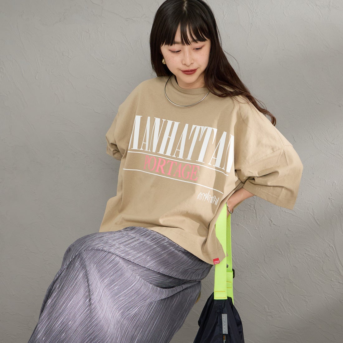 BEIGE&&モデル身長：150cm 着用サイズ：F&&