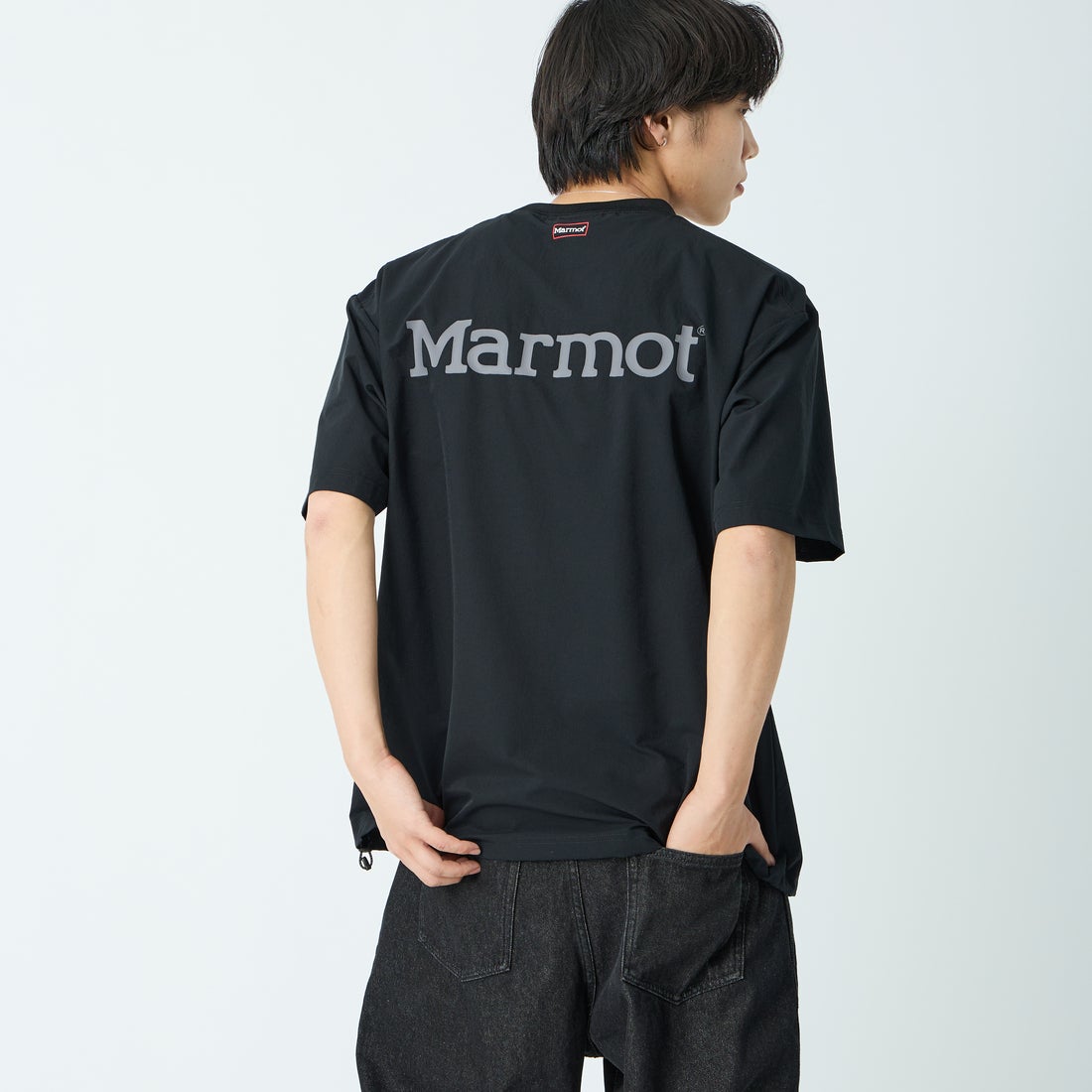 BLACK&&モデル身長：179cm 着用サイズ：L&&