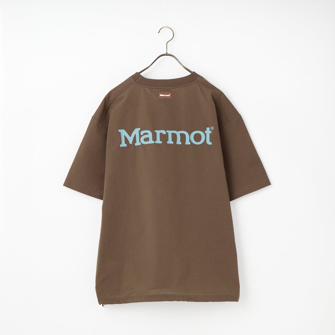 Marmot [マーモット] 別注 Dot Air バックプリント ショートスリーブTシャツ [MTSS26MTP333IN-JF] BROWN