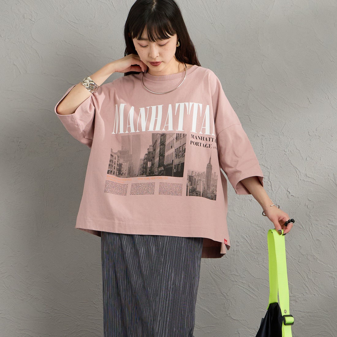 PINK&&モデル身長：150cm 着用サイズ：F&&