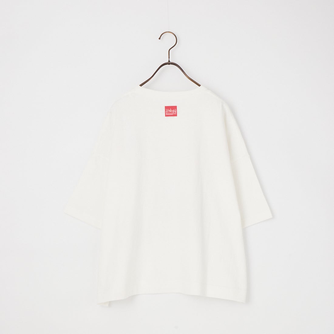 MANHATTAN PORTAGE [マンハッタンポーテージ] 別注 ショート丈 フォトプリントTシャツ [26SSMP-INL019-JF] WHITE