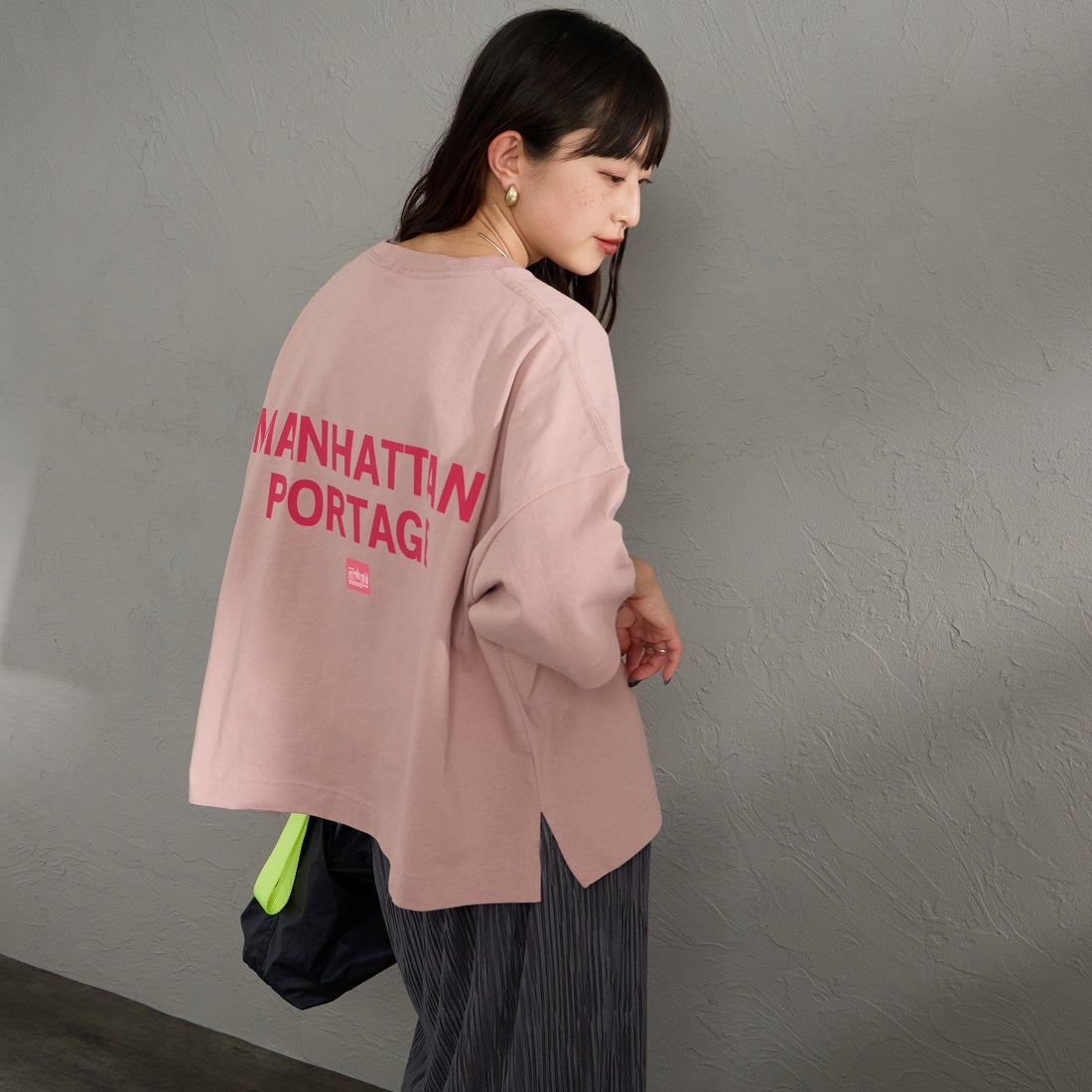 PINK&&モデル身長：150cm 着用サイズ：F&&