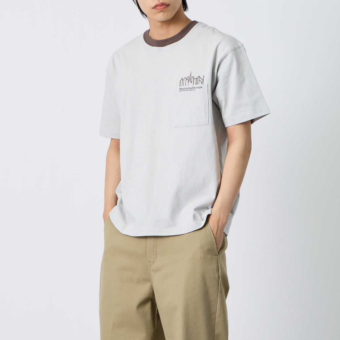 L.GRAY&&モデル身長：179cm 着用サイズ：L&&