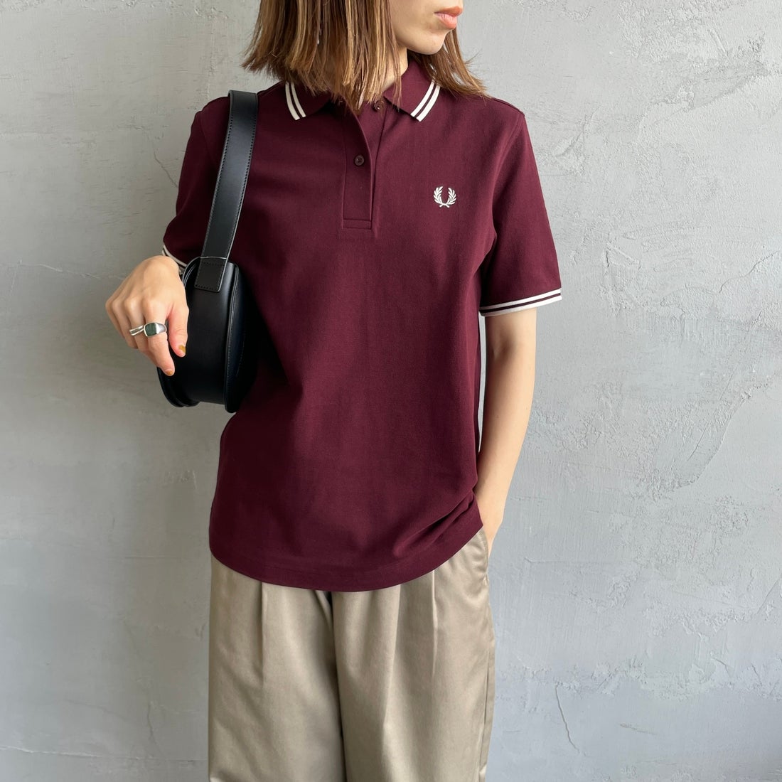 597 OXBLOO&&モデル身長：158cm 着用サイズ：10&&