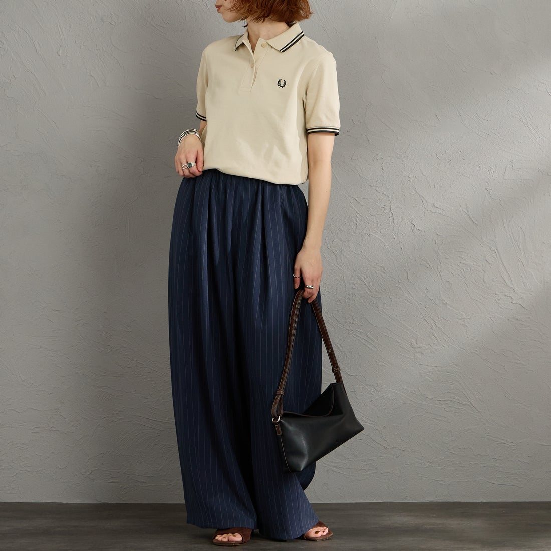 FRED PERRY [フレッドペリー] ツインティップ フレッドペリーシャツ [G3600] 07C OATMEA