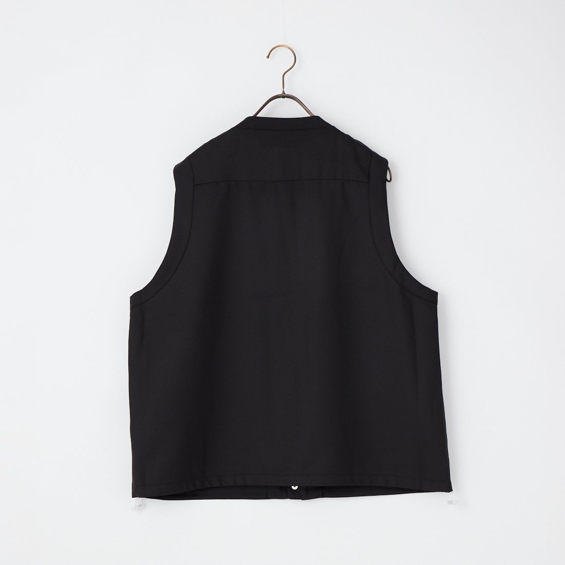 amne [アンヌ] ギャバジンユースフルベスト [AMN-VT-002] BLACK