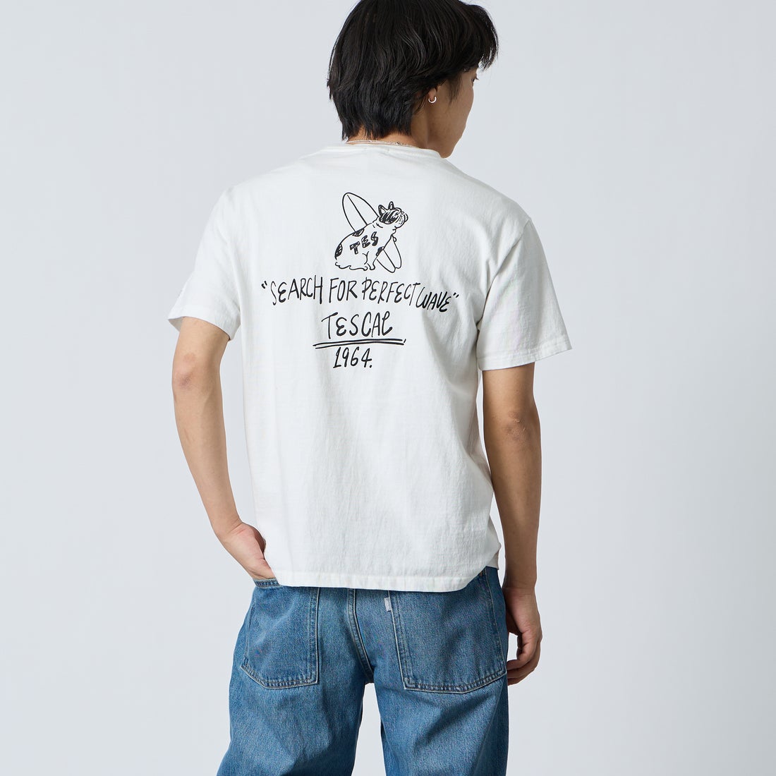 WHITE&&モデル身長：179cm 着用サイズ：L&&