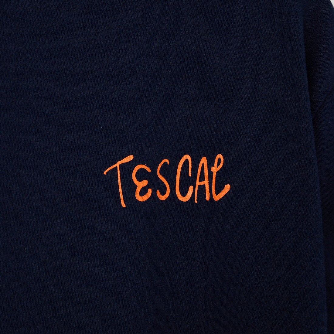 The Endless Summer [エンドレスサマー] 別注 手書き風ロゴ BUHIバックプリントTシャツ [FH-26574500-JF] NAVY