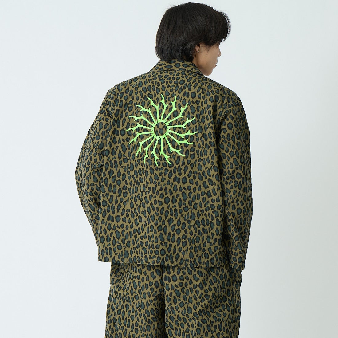 South2West8 [サウスツーウエストエイト] レンジャーシャツ [SX664] B OLIVE &&モデル身長：179cm 着用サイズ：M&&