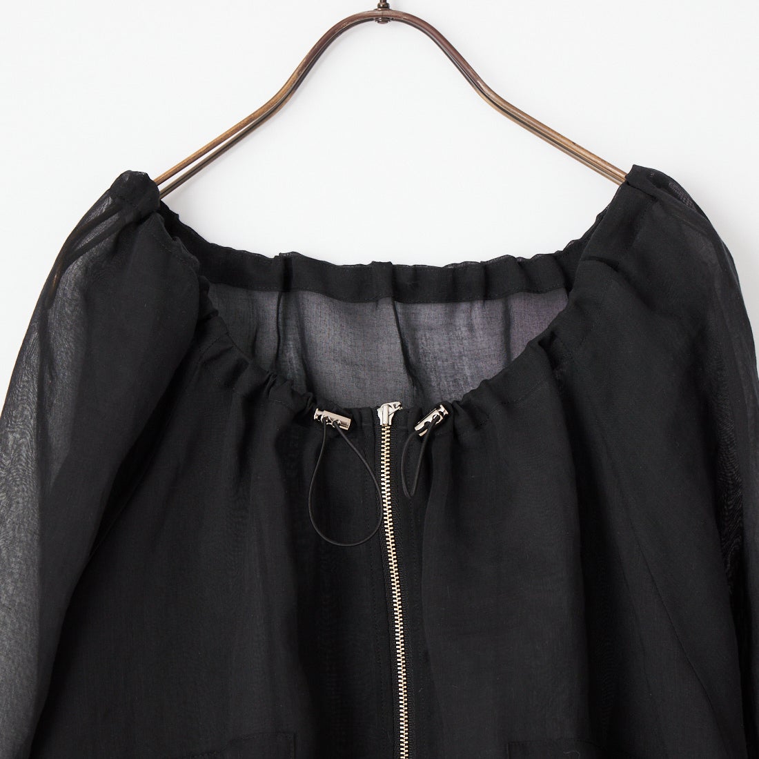 CLOCHE [クロシェ] ASAKO シアーブルゾン [61085006] ﾌﾞﾗｯｸ