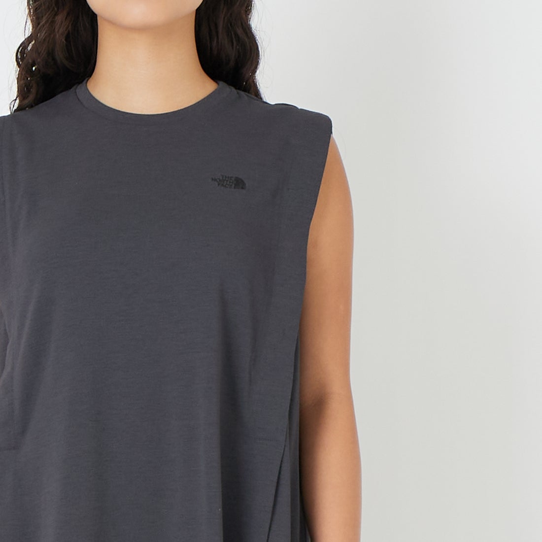 THE NORTH FACE [ザ ノースフェイス] マタニティヒートプロテクションワンピース [NTM12601] AG &&モデル身長：162cm 着用サイズ：L/XL&&