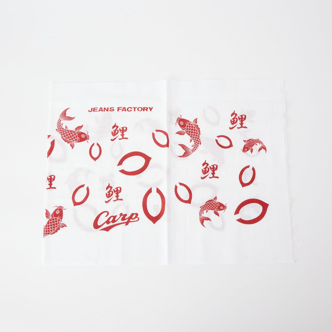 HIROSHIMA CARP × JEANSFACTORY [ヒロシマカープ × ジーンズファクトリー] 広島東洋カープ コラボ手ぬぐい [81793500] 60 ﾚｯﾄﾞ