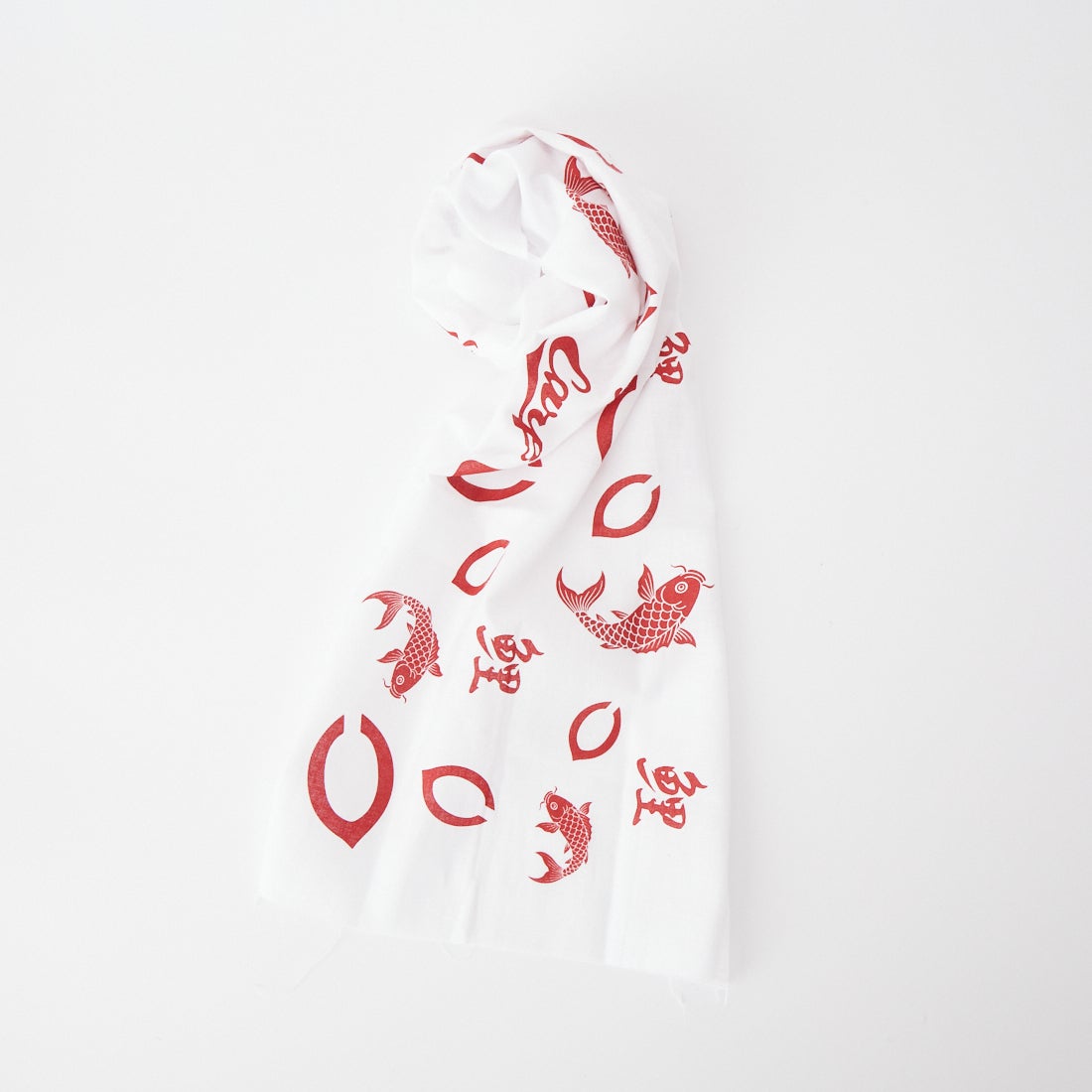 HIROSHIMA CARP × JEANSFACTORY [ヒロシマカープ × ジーンズファクトリー] 広島東洋カープ コラボ手ぬぐい [81793500] 60 ﾚｯﾄﾞ