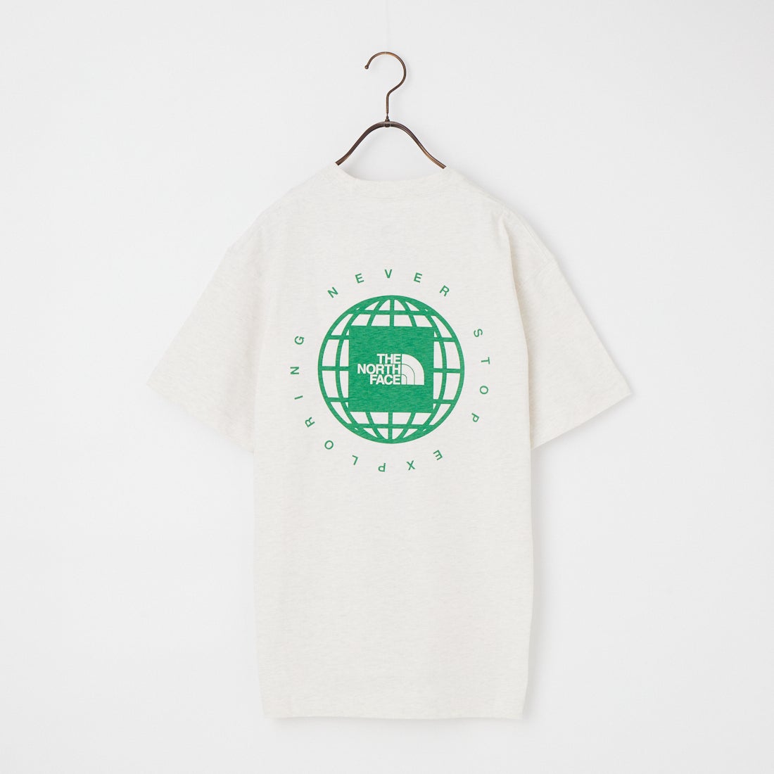 THE NORTH FACE [ザ ノースフェイス] ショートスリーブジオスクエアロゴTシャツ [NT32633] WT