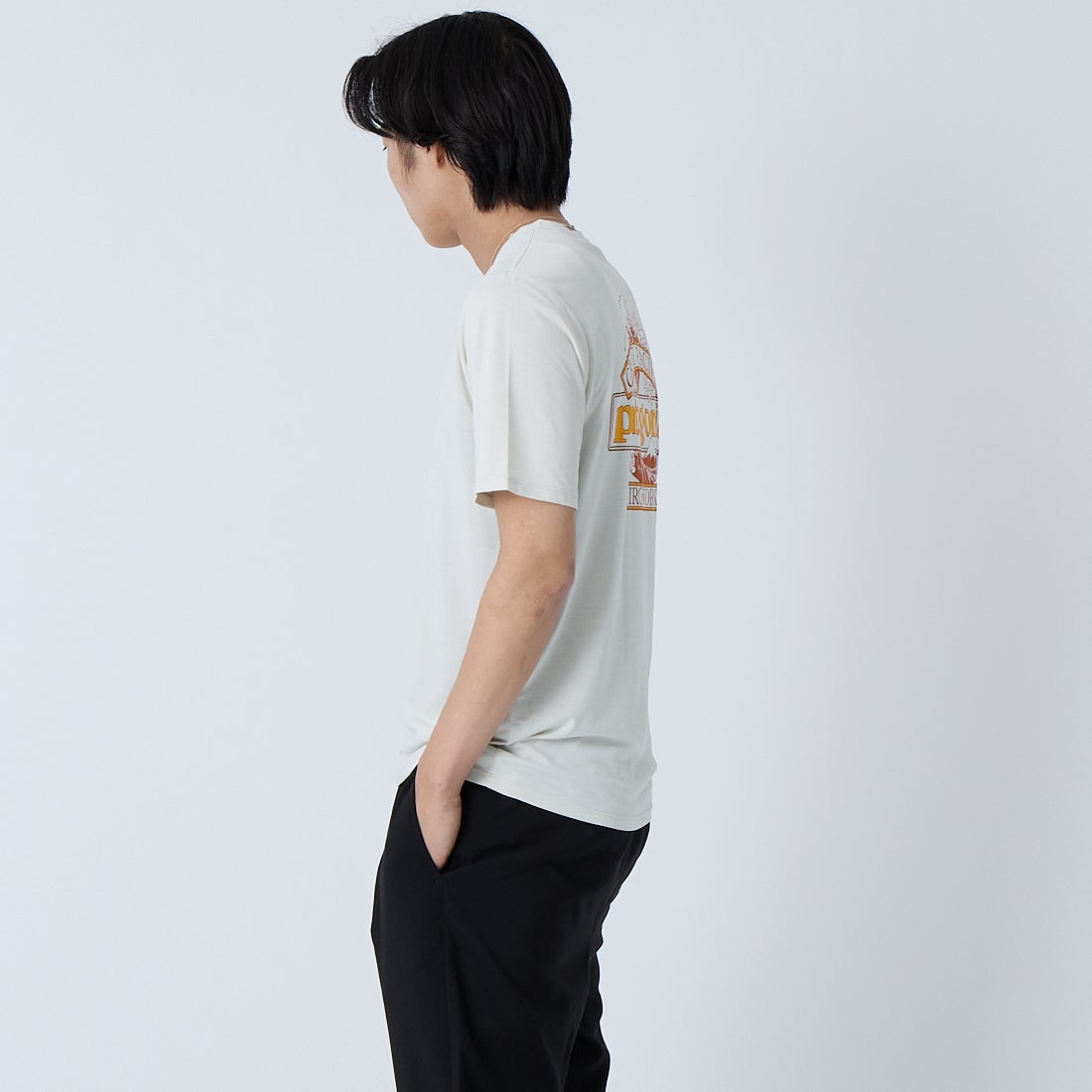 patagonia [パタゴニア] メンズ キャプリーン クールデイリーシャツ(グレート・ウェーブス) [45456] DYWH &&モデル身長：179cm 着用サイズ：S&&