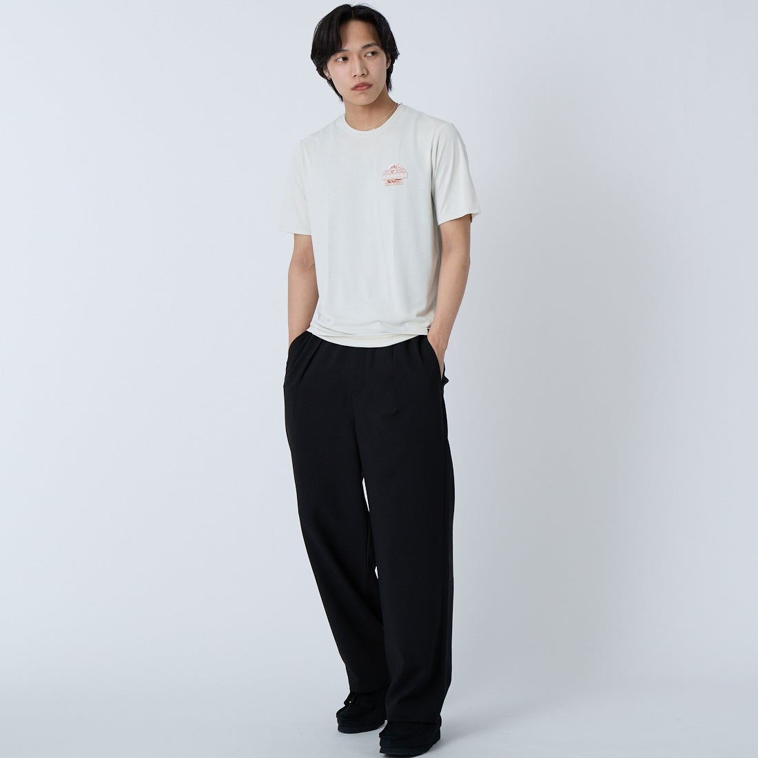 patagonia [パタゴニア] メンズ キャプリーン クールデイリーシャツ(グレート・ウェーブス) [45456] DYWH &&モデル身長：179cm 着用サイズ：S&&