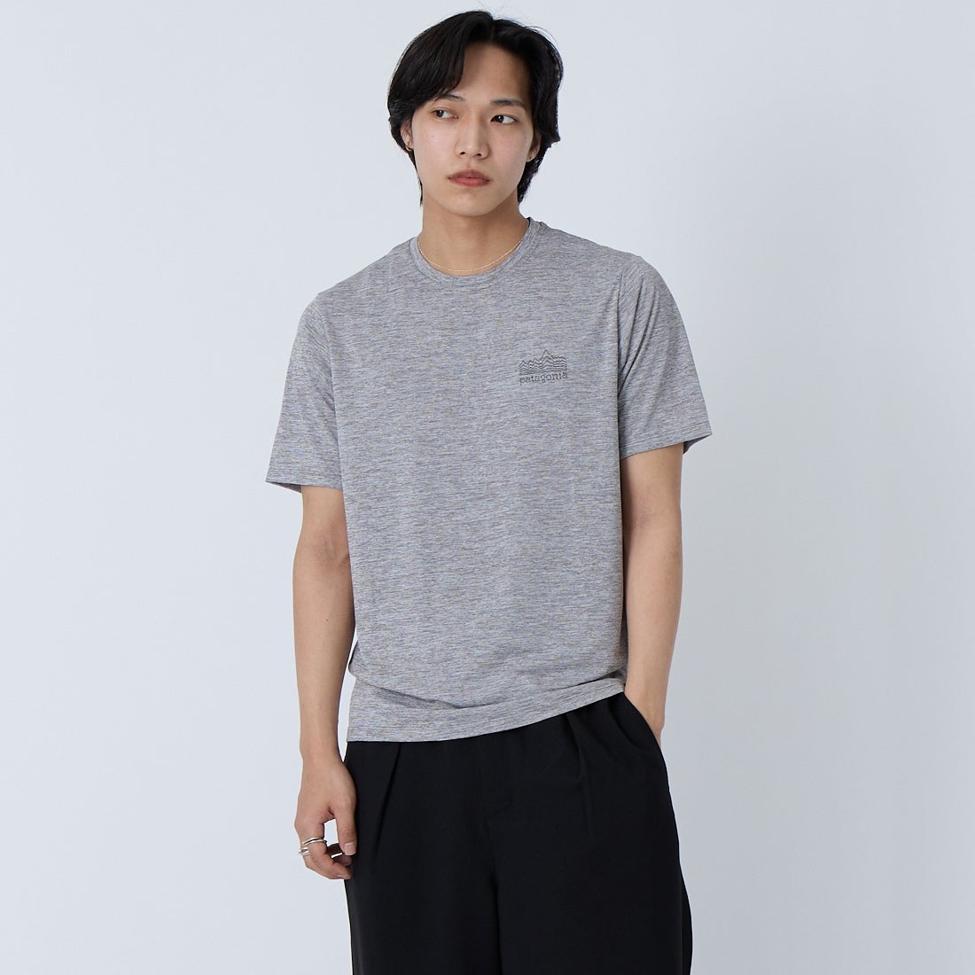 patagonia [パタゴニア] メンズ キャプリーン クールデイリーシャツ(ストラタスパイア) [45479] FEA &&モデル身長：179cm 着用サイズ：S&&