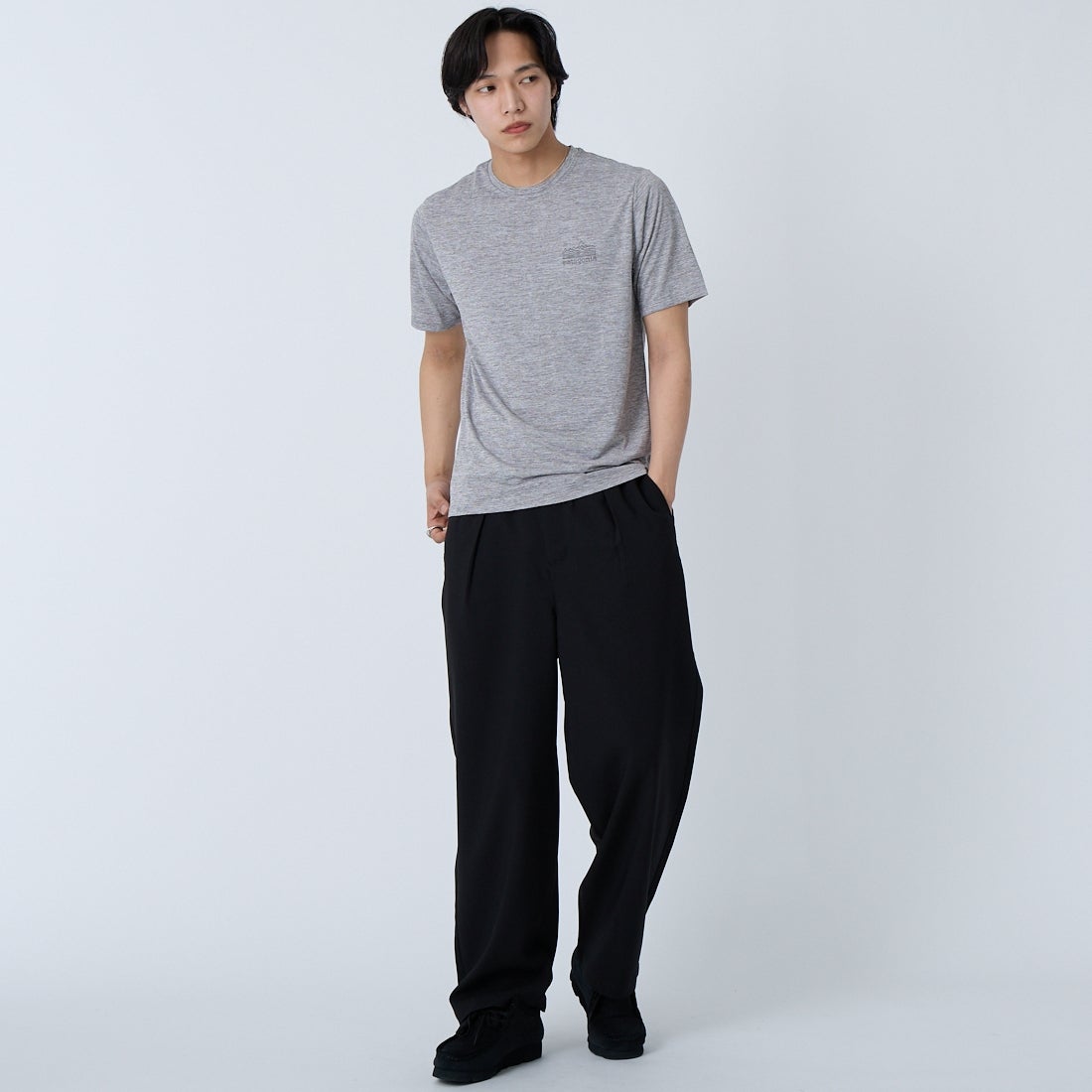patagonia [パタゴニア] メンズ キャプリーン クールデイリーシャツ(ストラタスパイア) [45479] FEA &&モデル身長：179cm 着用サイズ：S&&