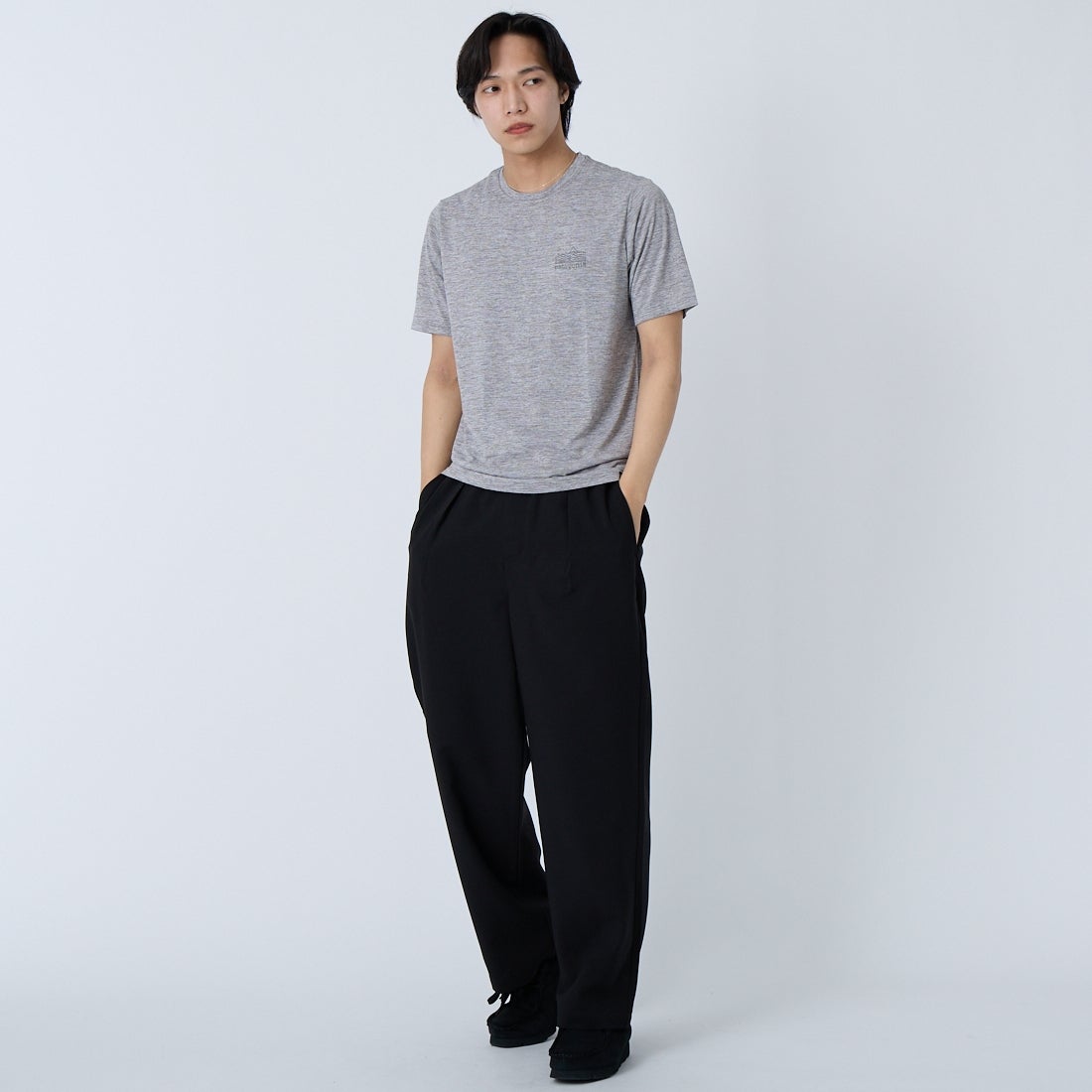 patagonia [パタゴニア] メンズ キャプリーン クールデイリーシャツ(ストラタスパイア) [45479] FEA &&モデル身長：179cm 着用サイズ：S&&