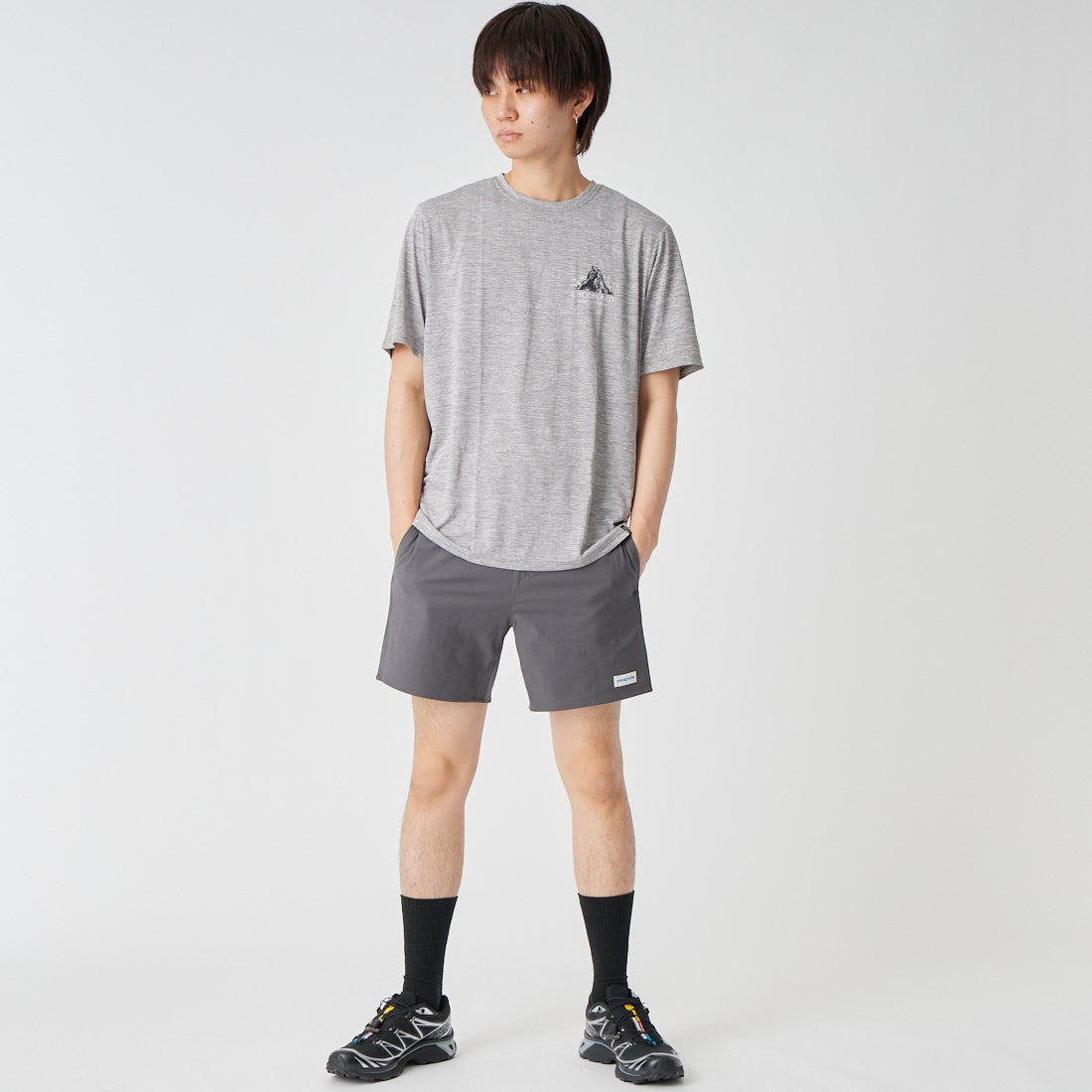 patagonia [パタゴニア] メンズ キャプリーン クールデイリーシャツ(シュイナード・クレスト) [45480] FEA &&モデル身長：177cm 着用サイズ：M&&