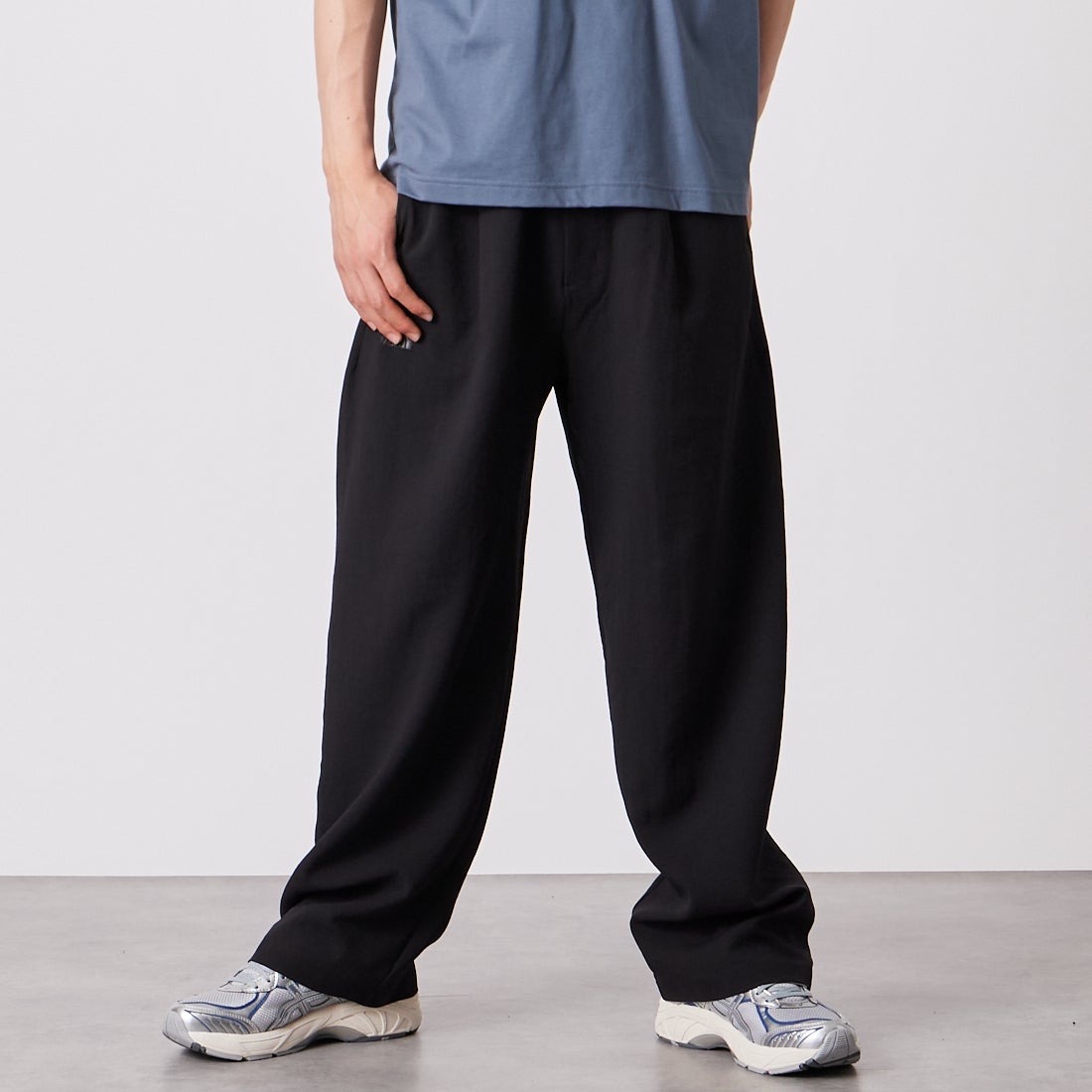 THE NORTH FACE [ザ ノースフェイス] トランクルイージーパンツ [NB32662] K &&モデル身長：177cm 着用サイズ：M&&