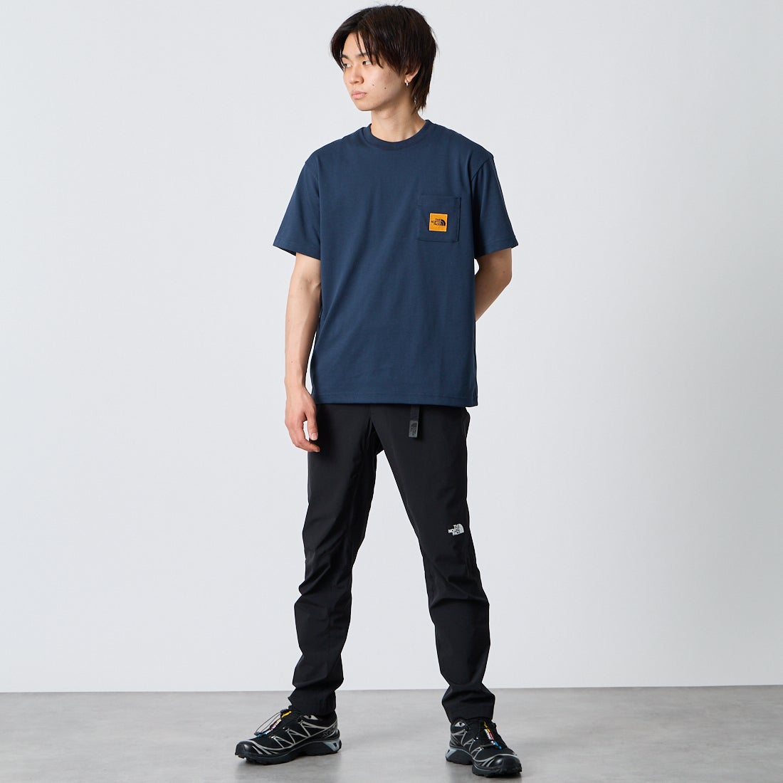 THE NORTH FACE [ザ ノースフェイス] バーブライトパンツ [NB32602] K &&モデル身長：177cm 着用サイズ：M&&