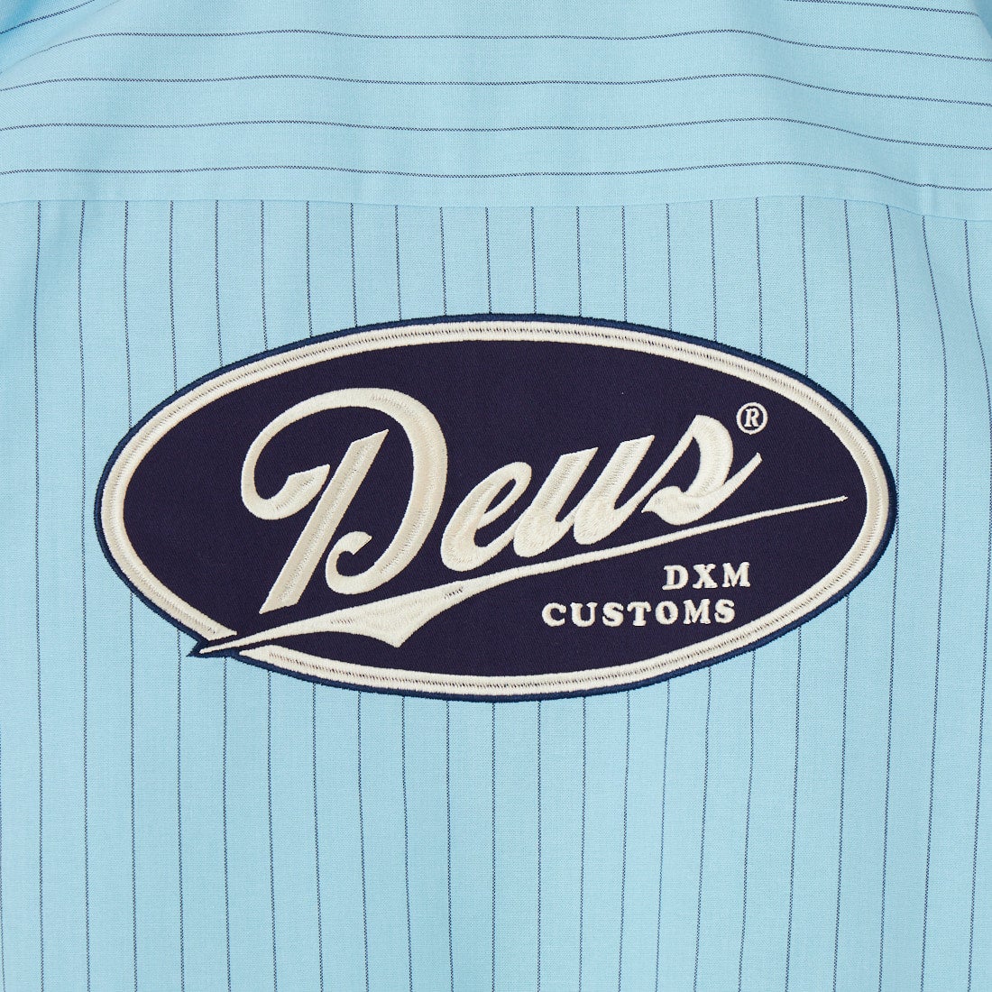 DEUS EX MACHINA [デウス エクス マキナ] FORECOURT ストライプシャツ [D261MSH312] SKY BLUE